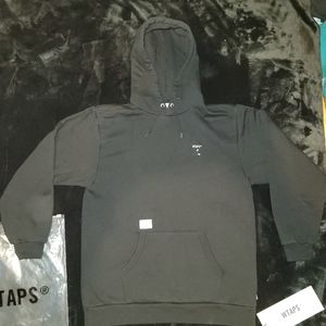 WTAPS Sweatshirt / Hoodie Mens size Large  Black Brand new with tags and bag